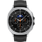 Samsung Galaxy Watch 8 Classic 3,3 cm (1.3") AMOLED 46 mm Digital 438 x 438 Pixeles Pantalla táctil 4G Plata Wifi GPS (satélite), SmartWatch negro, 3,3 cm (1.3"), AMOLED, Pantalla táctil, 64 GB, GPS (satélite), 63,5 g