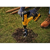 Stanley Taladro de tierra a batería (SFMCGA75M1-QW), 18 Voltios, Taladro para tierra negro/Amarillo