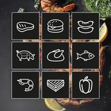 Tefal OptiGrill 4in1 GC774D parrilla eléctrica de contacto, Barbacoa de contacto acero fino, Acero inoxidable, Metal, Rectangular, Botones, 600 cm², 30 x 20 mm