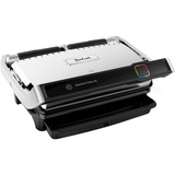 Tefal OptiGrill Elite XL GC760D parrilla eléctrica de contacto, Barbacoa de contacto acero fino cepillado/Negro, Acero inoxidable, Acero inoxidable, 800 cm², 40 x 20 mm, Termoplástico, 6 personas(s)