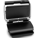 Tefal OptiGrill Elite XL GC760D parrilla eléctrica de contacto, Barbacoa de contacto acero fino cepillado/Negro, Acero inoxidable, Acero inoxidable, 800 cm², 40 x 20 mm, Termoplástico, 6 personas(s)