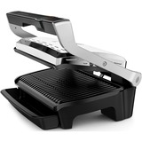 Tefal OptiGrill Elite XL GC760D parrilla eléctrica de contacto, Barbacoa de contacto acero fino cepillado/Negro, Acero inoxidable, Acero inoxidable, 800 cm², 40 x 20 mm, Termoplástico, 6 personas(s)