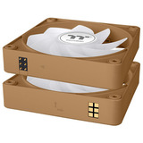 Thermaltake Ventilador de refrigeración para PC CT140 EX Reverse ARGB Sync Arena Gravilla marrón