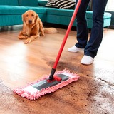 Vileda Funda de repuesto para fregona Pet Pro MICROFIBRE UNIVERSAL, Cubierta de la fregona rojo