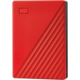 WD My Passport 6TB, Externo, Unidad de disco duro rojo