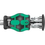 Wera Kraftform Kompakt Stubby Magazin juego de 5 puntas, Conjuntos de bits negro/Verde