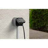 eve Energy Outdoor (Matter), Toma de corriente con interruptor gris