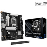 ASRock B860M-X GEN5 WiFi, Placa base negro/Plateado