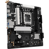 ASRock B860M-X GEN5 WiFi, Placa base negro/Plateado