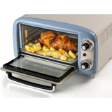 Ariete 3919/05 10 L 800 W Azul claro Parrilla, Mini horno blanco/Celeste, 10 L, Azul claro, Independiente, Giratorio, 90 - 230 °C, Mecánico