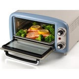 Ariete 3919/05 10 L 800 W Azul claro Parrilla, Mini horno blanco/Celeste, 10 L, Azul claro, Independiente, Giratorio, 90 - 230 °C, Mecánico
