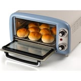 Ariete 3919/05 10 L 800 W Azul claro Parrilla, Mini horno blanco/Celeste, 10 L, Azul claro, Independiente, Giratorio, 90 - 230 °C, Mecánico