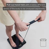 Beurer Báscula de diagnóstico BF 990 con unidad de mano, Balanza negro