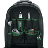 Bosch Set de mochila de herramientas, 60 piezas, Kit de herramientas negro/Verde