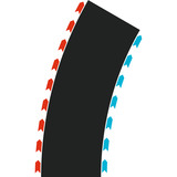 Carrera HYBRID Curvas Radio 30°, Pistas de carreras 