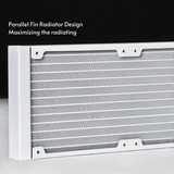 Chieftec CLC-360-RGB-W sistema de refrigeración para ordenador Carcasa del ordenador Sistema de refrigeración líquida todo en uno 12 cm Blanco, Refrigeración por agua blanco, Sistema de refrigeración líquida todo en uno, 12 cm, Blanco