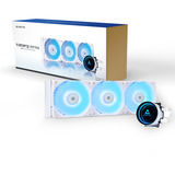 Chieftec CLC-360-RGB-W sistema de refrigeración para ordenador Carcasa del ordenador Sistema de refrigeración líquida todo en uno 12 cm Blanco, Refrigeración por agua blanco, Sistema de refrigeración líquida todo en uno, 12 cm, Blanco