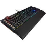 Corsair K100 RGB Mechanical Gaming teclado USB QWERTZ Alemán Negro, Teclado para gaming negro, Completo (100%), USB, Interruptor mecánico, QWERTZ, LED RGB, Negro