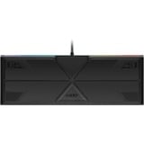 Corsair K100 RGB Mechanical Gaming teclado USB QWERTZ Alemán Negro, Teclado para gaming negro, Completo (100%), USB, Interruptor mecánico, QWERTZ, LED RGB, Negro