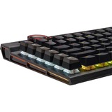 Corsair K100 RGB Mechanical Gaming teclado USB QWERTZ Alemán Negro, Teclado para gaming negro, Completo (100%), USB, Interruptor mecánico, QWERTZ, LED RGB, Negro