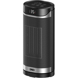 DREO Calefactor Solaris 619, Termoventiladores negro/Plateado
