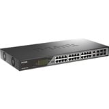 D-Link DSS-200G-28MP switch Gestionado L2 Gigabit Ethernet (10/100/1000) Energía sobre Ethernet (PoE) 1U Gris, Interruptor/Conmutador Gestionado, L2, Gigabit Ethernet (10/100/1000), Bidireccional completo (Full duplex), Energía sobre Ethernet (PoE), 1U