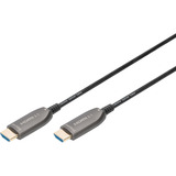 Digitus Cable de fibra óptica híbrido HDMI AOC, UHD 8K negro