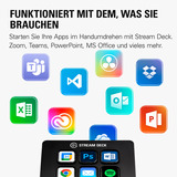 Elgato Stream Deck Mini teclado USB Negro negro, Mini, Alámbrico, USB, Negro