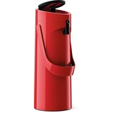 Emsa PONZA termo 1,9 L Rojo, Jarra termo rojo brillante, 1,9 L, Rojo, Acrilonitrilo butadieno estireno (ABS), Polipropileno (PP), 12 h, 24 h, 170 mm