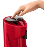 Emsa PONZA termo 1,9 L Rojo, Jarra termo rojo brillante, 1,9 L, Rojo, Acrilonitrilo butadieno estireno (ABS), Polipropileno (PP), 12 h, 24 h, 170 mm