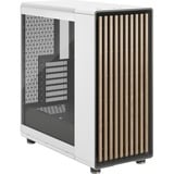 Fractal Design North Chalk White TG Clear, Cajas de torre blanco/Madera