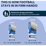 HUDORA 71586, Guantes azul/blanco