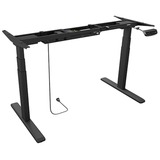 ICY BOX IB-EW205B-T Eléctrico 2 pata(s) Negro, Soporte negro, 125 kg, Eléctrico, 38 mm/s, 2 pata(s), Acero, Negro