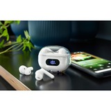 Intenso Buds Plus T310AE, Auriculares con micrófono blanco