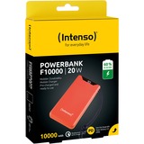 Intenso F10000 Orange, 7332038, Banco de potencia naranja