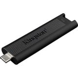 Kingston DataTraveler 1TB Max 1000R/900W USB 3.2 Gen 2, Lápiz USB negro, 1 TB, USB Tipo C, 3.2 Gen 2 (3.1 Gen 2), 1000 MB/s, Deslizar, Negro