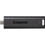 Kingston DataTraveler 1TB Max 1000R/900W USB 3.2 Gen 2, Lápiz USB negro, 1 TB, USB Tipo C, 3.2 Gen 2 (3.1 Gen 2), 1000 MB/s, Deslizar, Negro