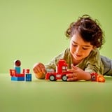 LEGO DUPLO Mack en las Carreras, Juegos de construcción rojo, Juego de construcción, 2 año(s), Plástico, 14 pieza(s), 345 g