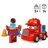 LEGO DUPLO Mack en las Carreras, Juegos de construcción rojo, Juego de construcción, 2 año(s), Plástico, 14 pieza(s), 345 g