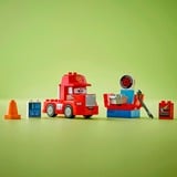 LEGO DUPLO Mack en las Carreras, Juegos de construcción rojo, Juego de construcción, 2 año(s), Plástico, 14 pieza(s), 345 g