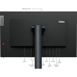 Lenovo ThinkVision P24h-30 LED display 60,5 cm (23.8") 2560 x 1440 Pixeles Quad HD Negro, Monitor LED negro, 60,5 cm (23.8"), 2560 x 1440 Pixeles, Quad HD, LED, 6 ms, Negro