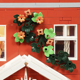 Lumibricks Casa adosada de ladrillo rojo, Juegos de construcción 