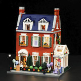Lumibricks Casa adosada de ladrillo rojo, Juegos de construcción 