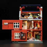 Lumibricks Casa adosada de ladrillo rojo, Juegos de construcción 