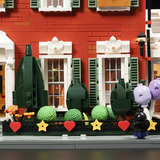 Lumibricks Casa adosada de ladrillo rojo, Juegos de construcción 