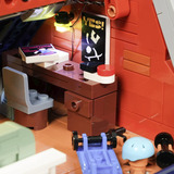 Lumibricks Casa adosada de ladrillo rojo, Juegos de construcción 