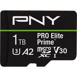 PNY Pro Elite Prime microSD 1 TB, Tarjeta de memoria negro/Verde