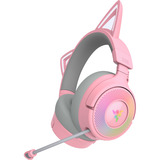Razer Kraken Kitty V3 Pro Quartz, Auriculares para gaming rosa/Gris