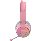 Razer Kraken Kitty V3 Pro Quartz, Auriculares para gaming rosa/Gris
