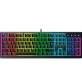 Razer Ornata V3 teclado USB QWERTZ Alemán Negro, Teclado para gaming negro, Completo (100%), USB, Interruptor de membrana, QWERTZ, LED RGB, Negro